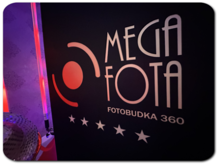 MegaFota, fotobudka, fotolustro, budka 360 